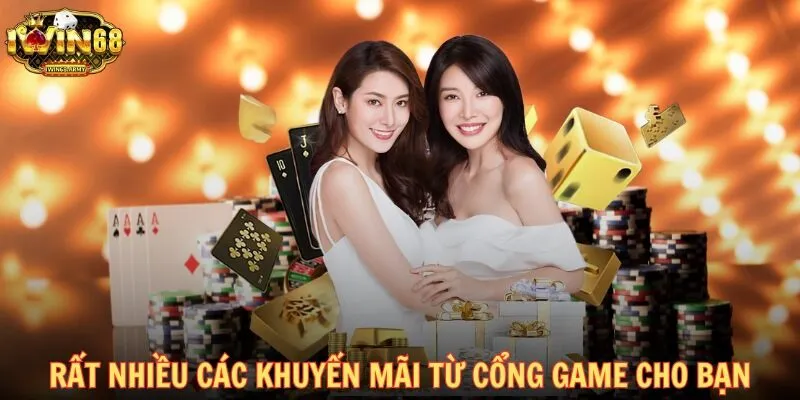 Rất nhiều các khuyến mãi từ cổng game cho người chơi